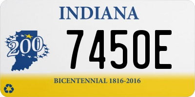 IN license plate 745OE