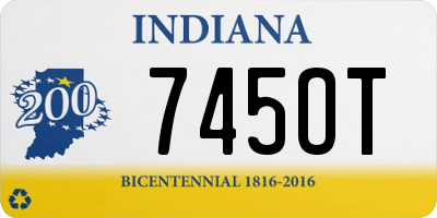 IN license plate 745OT