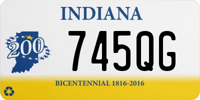 IN license plate 745QG