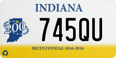 IN license plate 745QU