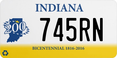 IN license plate 745RN