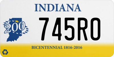 IN license plate 745RO