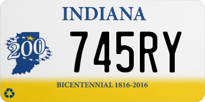 IN license plate 745RY