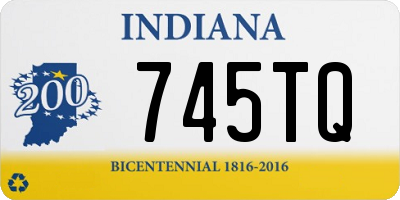 IN license plate 745TQ