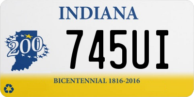 IN license plate 745UI