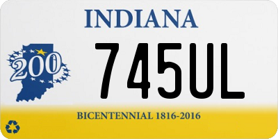 IN license plate 745UL