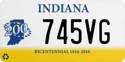 IN license plate 745VG