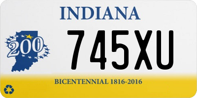 IN license plate 745XU