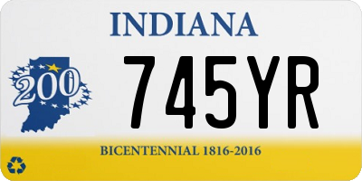 IN license plate 745YR