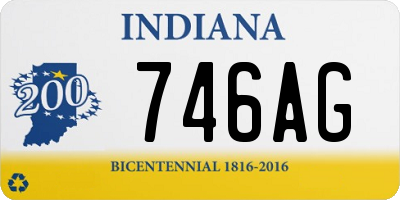 IN license plate 746AG