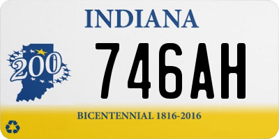 IN license plate 746AH