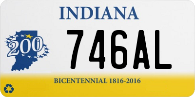 IN license plate 746AL