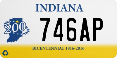 IN license plate 746AP