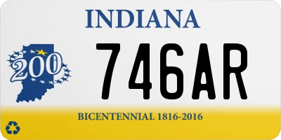 IN license plate 746AR