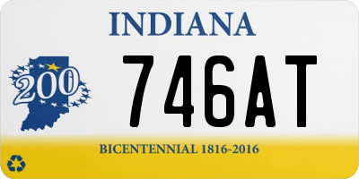 IN license plate 746AT