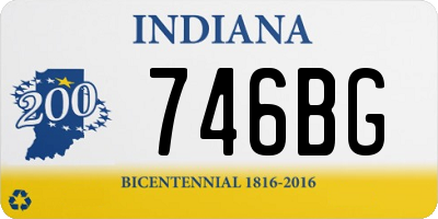 IN license plate 746BG