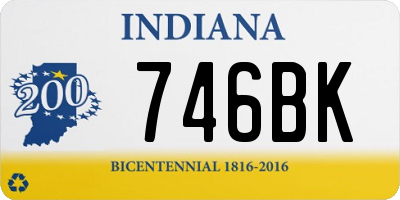 IN license plate 746BK