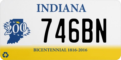 IN license plate 746BN