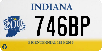 IN license plate 746BP