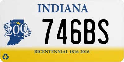 IN license plate 746BS