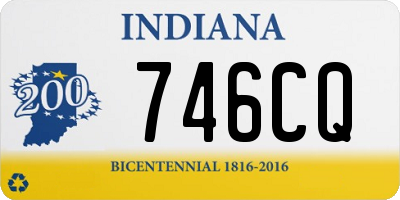 IN license plate 746CQ