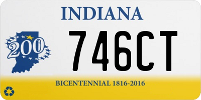 IN license plate 746CT