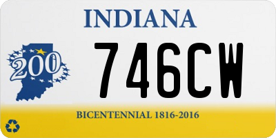 IN license plate 746CW