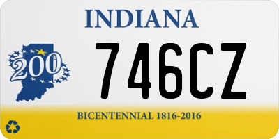 IN license plate 746CZ