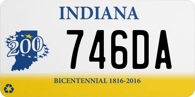 IN license plate 746DA