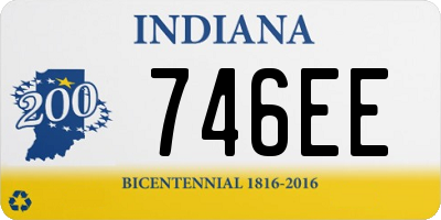 IN license plate 746EE