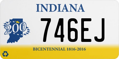 IN license plate 746EJ