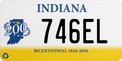 IN license plate 746EL