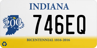 IN license plate 746EQ