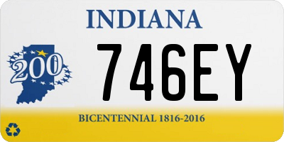 IN license plate 746EY