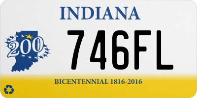 IN license plate 746FL