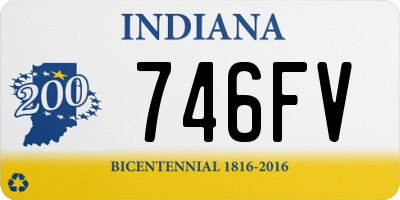 IN license plate 746FV