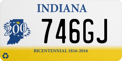 IN license plate 746GJ