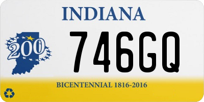 IN license plate 746GQ