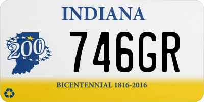 IN license plate 746GR