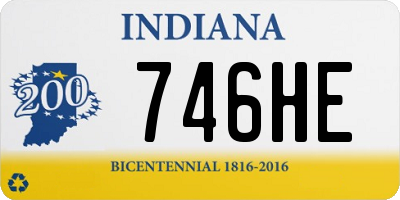 IN license plate 746HE
