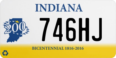 IN license plate 746HJ