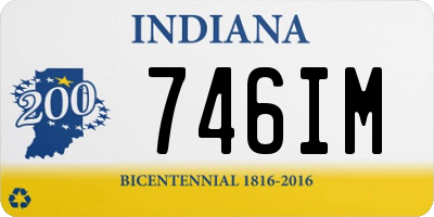 IN license plate 746IM