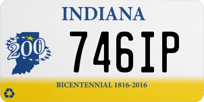 IN license plate 746IP