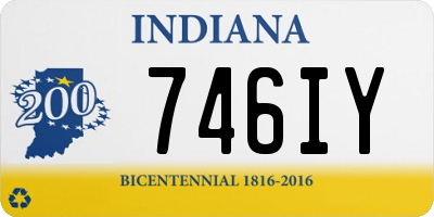 IN license plate 746IY