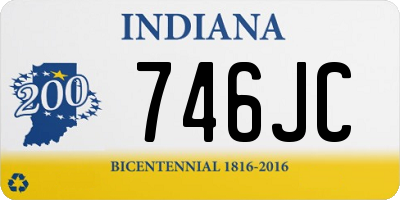 IN license plate 746JC