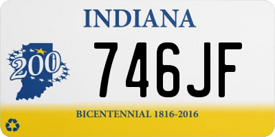 IN license plate 746JF