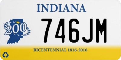 IN license plate 746JM