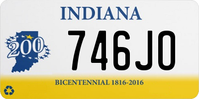 IN license plate 746JO