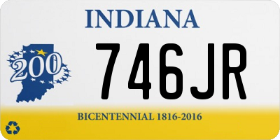 IN license plate 746JR