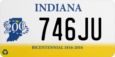 IN license plate 746JU